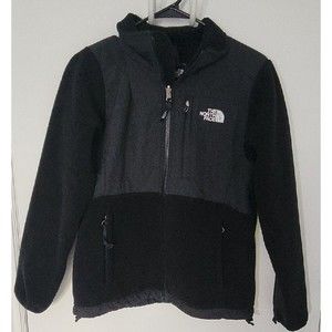The North Face Jacket Womens Black Fleece Denali Full Zip small excellent